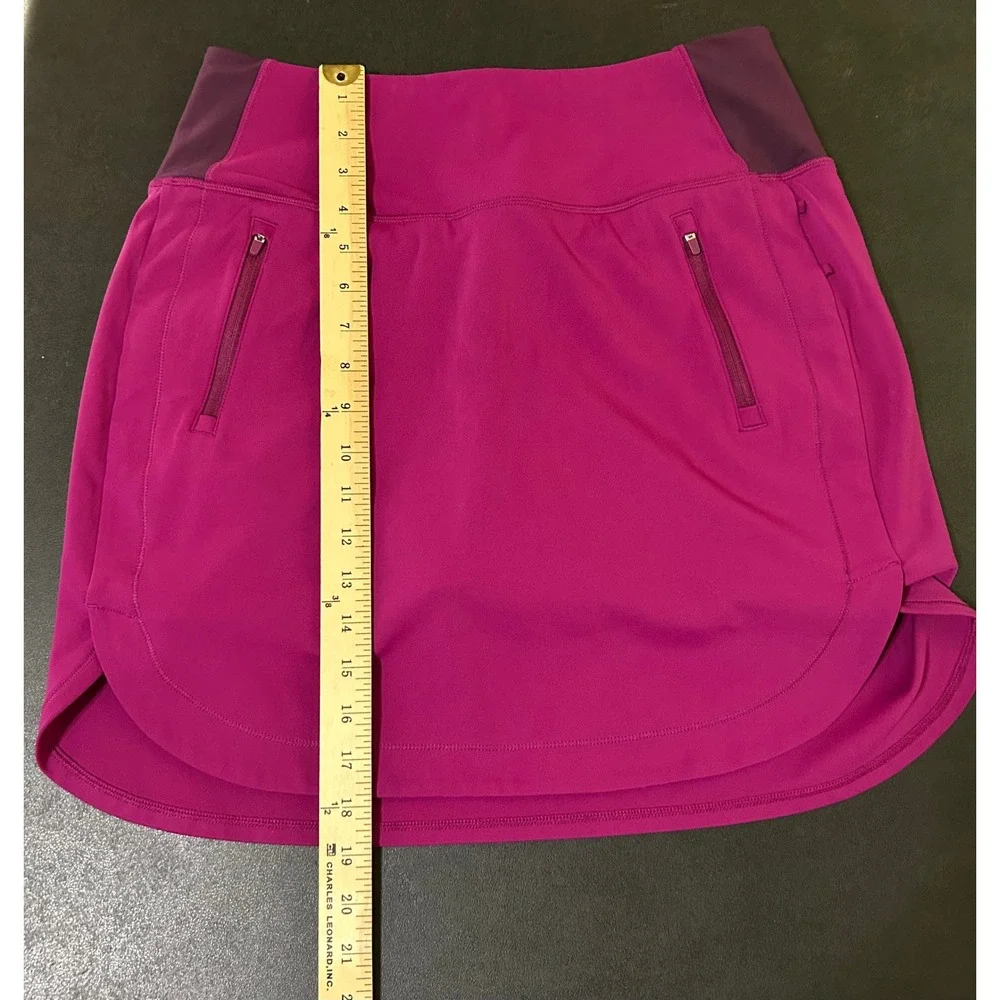 Athleta Fairway Golf Skort M Fuchsia Activewear 18